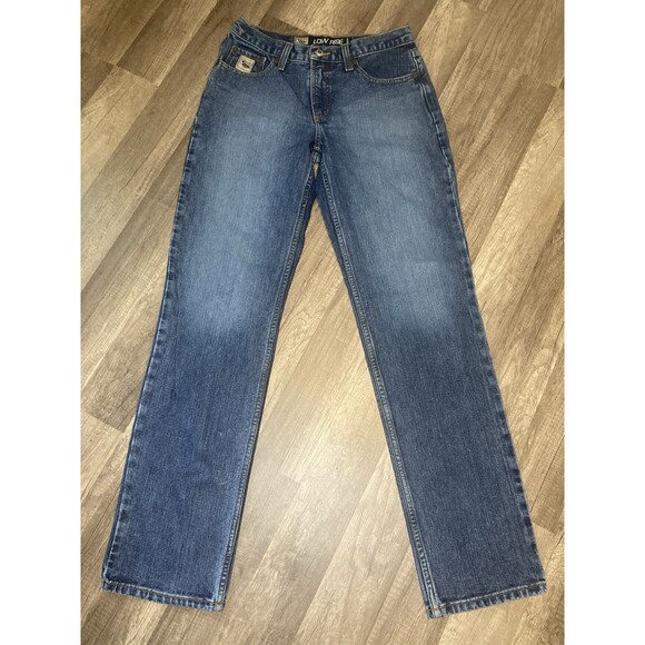 Cruel Girl Denim - Cruel Girl Jeans Women 7L 29x34 Low Rise Relaxed Bootcut Dark Blue Denim Vtg Y2K